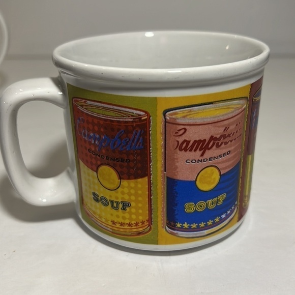 Andy Warhol Campbell Soup Can Coffee Mug 1998 Houston Harvest - Picture 4 of 7